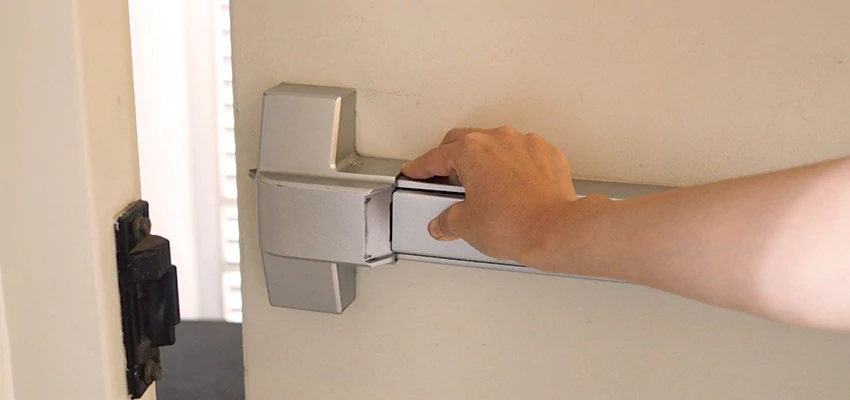 Roller Gate Panic Bar Installation in Big Bear Lake, California